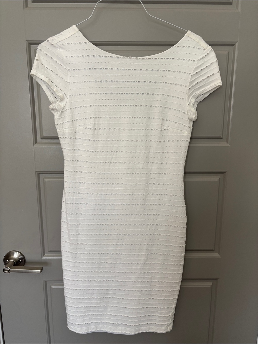 Classic White Eyelet Dress